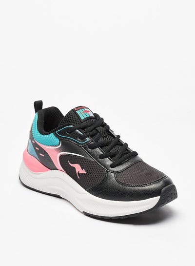 Buy Womens Colourblocked Sneakers with Lace Up Closure in Saudi Arabia