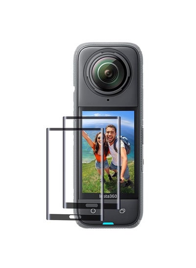 Buy [2 Pack] Screen Protector Compatible with Insta360 X4 Action Camera | Ultra HD Tempered Glass Film | Anti-Scratch Anti-Fingerprint Anti-Bubble in UAE