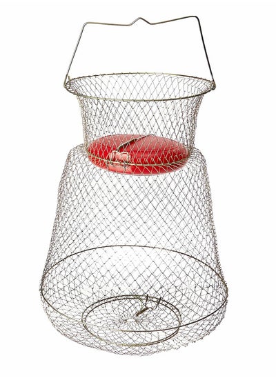 Buy Fishing Net 1Pcs 450g Fish Trap Floatable Collapsible Galvanized Steel Wire Fish Basket Portable Fishing Basket Robust Easy to Use Cast nets for Fishing for Fishing Hiking Equipment Supplies in Saudi Arabia