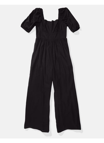 Buy AE Puff Sleeve Wide-Leg Jumpsuit in Saudi Arabia