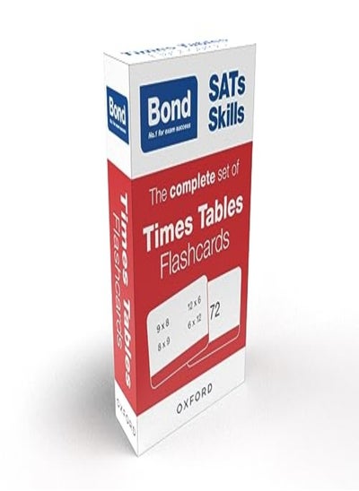 Buy Bond SATs Skills: The complete set of Times Tables Flashcards in UAE