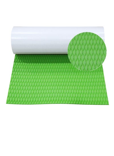 اشتري EVA Foam Boat Decking Sheet Surf Deck Traction Pad NonSlip Grip Mat Trimmable, Environmentally Friendly Anti-Corrosion Shockproof Premium Material for Boats Yachts and Surfboards Green في السعودية