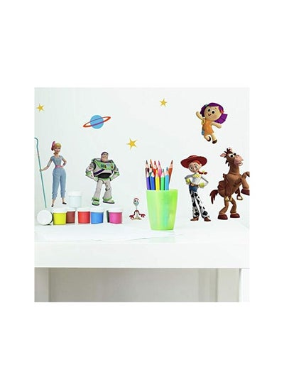 اشتري RMK4008SCS Toy Story 4 ملصقات جدارية قابلة للتقشير واللصق، أخضر، أزرق، أصفر في الامارات