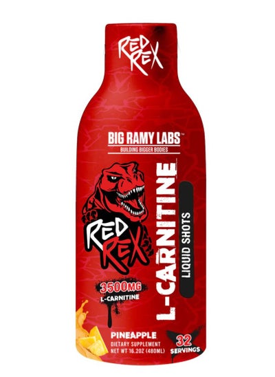 Buy RED REX LIQUID CARNITINE 3500MG 480ML PINEAPPLE in UAE