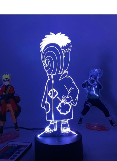 Buy Multicolor 3D Night Light Illusion Decoration Gifts Christmas Hinata Shoyo & KageyamaTobio Figurine 3D Anime Lamp Haikyuu Comic Night LED Sensor Light Bedroom Bedside Table Decor Otaku Gift in UAE