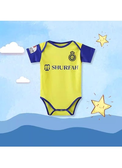 اشتري M MIAOYAN baby football uniform men and women infant jersey Argentina Messi C Rombappe jumpsuit jersey في السعودية