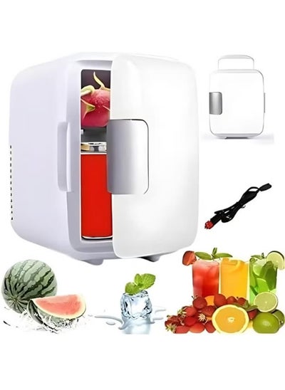 Buy Fridge portable for Home and Car for Storing Cold Food and Drinks 8L Power 50 watts in Saudi Arabia