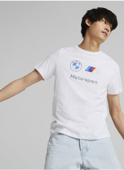 Buy BMW M Motorsport Mens Essentials Logo T-shirt in UAE