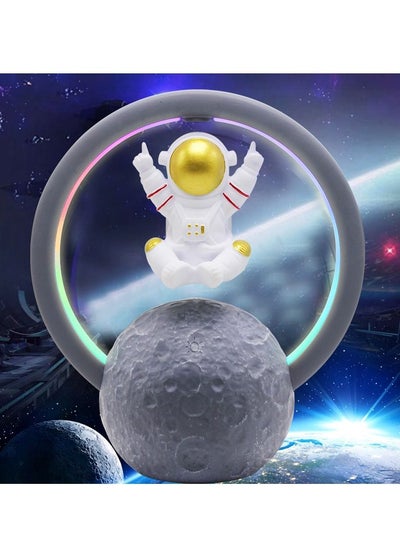 Buy M MIAOYAN Astronaut creative RGB suspension astronaut bluetooth speaker wireless subwoofer ornament birthday gift Gold in Saudi Arabia