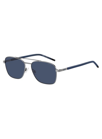 اشتري Men's UV Protection Rectangular Sunglasses - Hg 1269/S Grey Millimeter - Lens Size: 57 Mm في الامارات