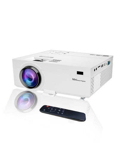 Buy Portable Mini HD Projector for Home Theater with Same Screen Mobile Phone Compatibility in UAE