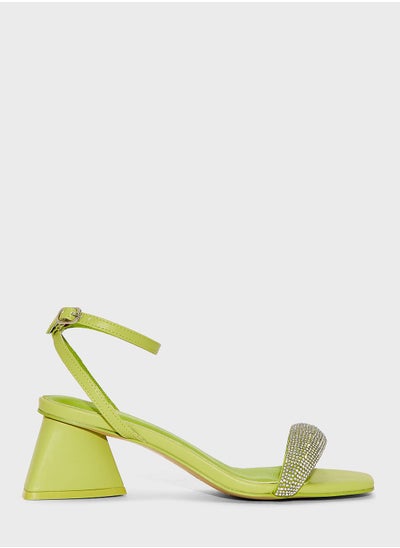 اشتري Ankle Strap Mid Heel Sandals في الامارات