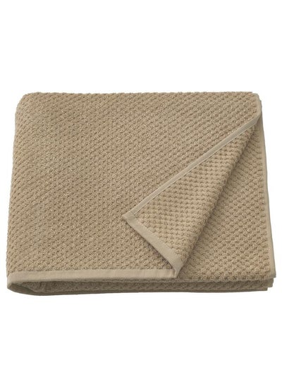 Buy Bath Towel Beige 70X140 Cm in Saudi Arabia