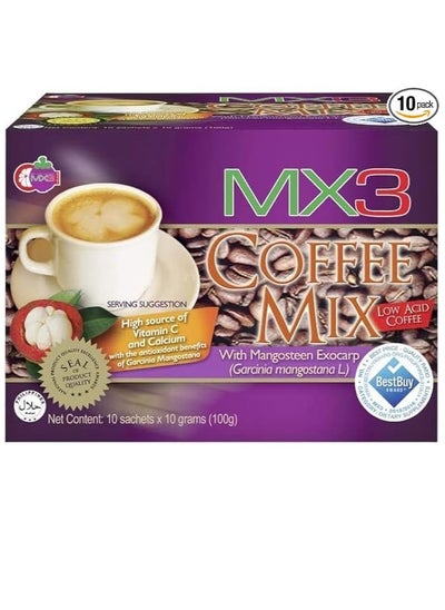 Buy MX3 Mangosteen Coffee Mix (10 Sachets) Sugar Free in Saudi Arabia