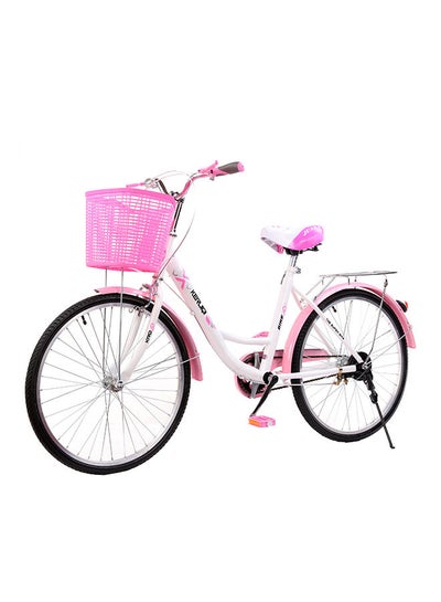 اشتري 1 Speed Ladies Cruiser Bike 24" - Pink في السعودية