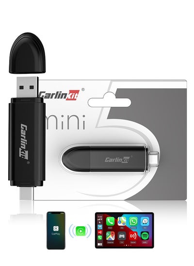 Buy CarlinKit Wired to Wireless Carplay Adapter MINI SE Carplay Dongle for OEM Car Seamless Connection Stereo USB Plug and Play FOTA in Saudi Arabia