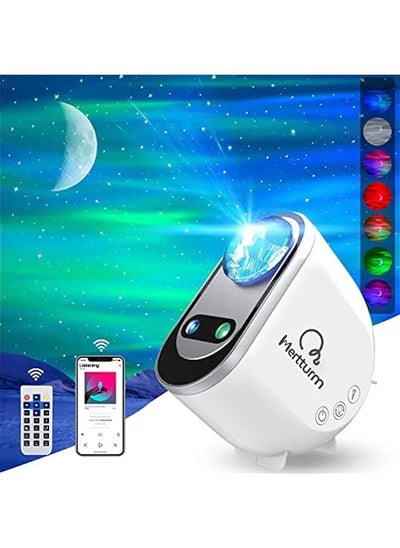 Buy Galaxy Aurora Projector, 3 in 1 LED Northern Lights Star Projector, 6 White Noise Starry Moon Light with Bluetooth Speaker for Adult Kids Gift, Bedroom, Room Decor in Saudi Arabia