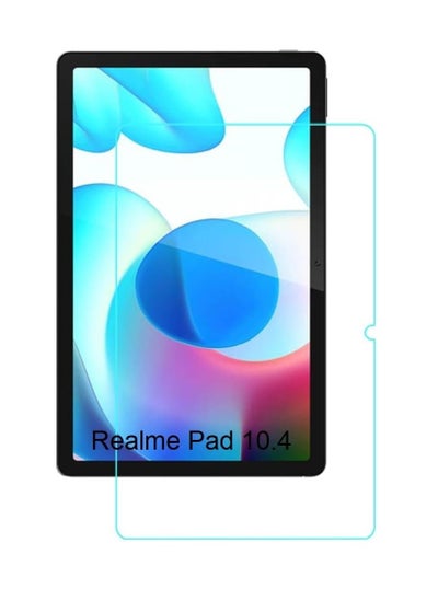 اشتري Screen protector for Realme Pad 10.4 Inches Edge to Edge Full Screen Coverage Anti Scratch Tempered Glass Realme Pad 10.4 Inches Clear في الامارات