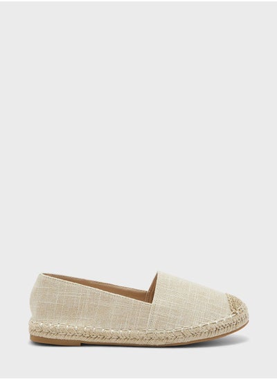 Buy Canvas Espadrille With Toe Cap in UAE