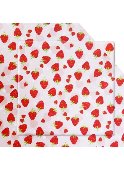 Buy Strawberry Wrapping Paper 7 Sheets Strawberry Party Gift Wrapping Paper Folded Flat 28 X 20 Inch Cute Sweet Strawberries Fruity Design Gift Paper For Holiday Wedding Baby Shower Birthday Party in UAE