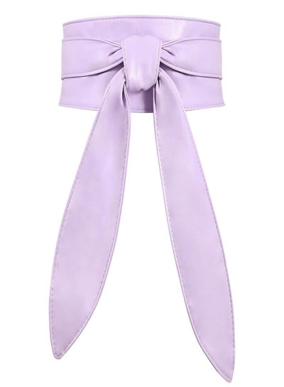 Women's Fashion Belt, Wide Girdle Soft and Versatile Elegant Bow Ribbon  Extra Long Belt Chic Faux Leather Waist for Jeans, Dress Solid Color Belts  price in Saudi Arabia | Noon Saudi Arabia |