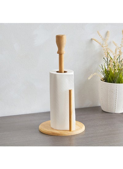 Buy Bamboo Napkin Holder 17x35x17 cm in UAE