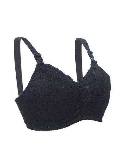 اشتري Basic Cotton Maternity And Nursing Bra - Black - Medium في الامارات