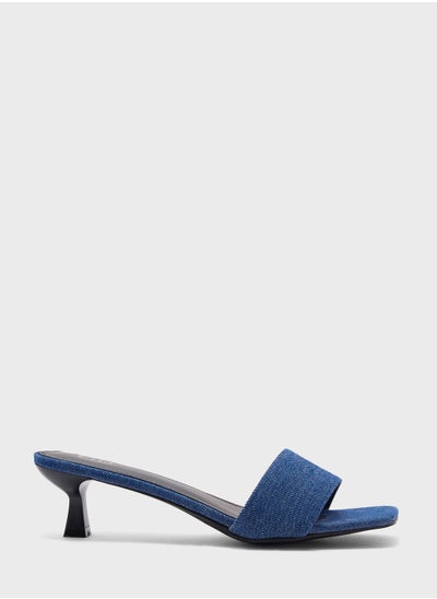 اشتري One Strap Low Heel Mule Sandal في الامارات