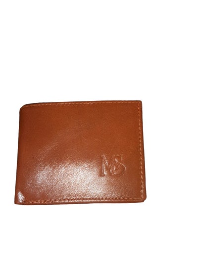 Buy Genuine leather wallet for men Havana brown colour code 002 in Egypt