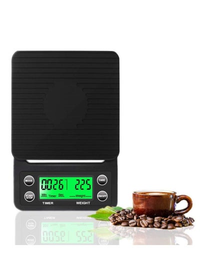 اشتري coffee scale with timer black في الامارات