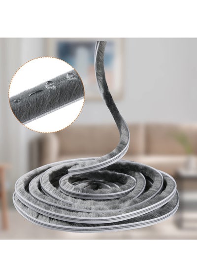 Buy Felt Pile Brush Weather Stripping  9mm x 33 Ft (for Gaps 4.5-7.5 mm) Grey Seal Strip for Window  Self Adhesive Seal Strip Weatherstrip for Windows and Doors Soundproofing Windproof Dustproof in Saudi Arabia