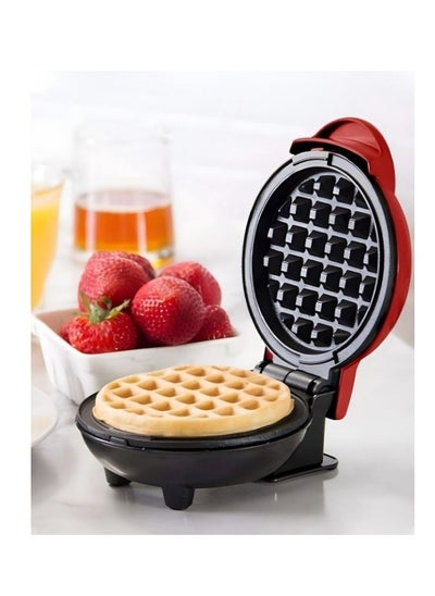 Buy Waffle Cookie Making Machine, Red in Saudi Arabia