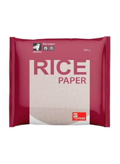 Buy KEKESHI RICE PAPER, ROUND, 50-53 SHEETS, 500g (PACK OF 3) in UAE