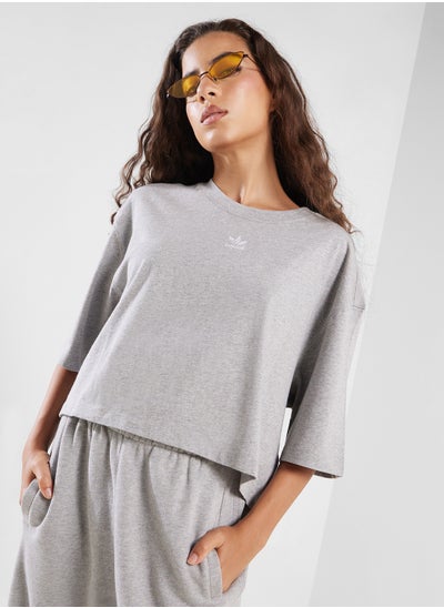 Buy Essentail Cropped T-Shirt in UAE