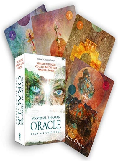 Buy Mystical Shaman Oracle Cards by Villoldo, Alberto,Baron-Reid, Colette,Lobos, Marcela Paperback in UAE