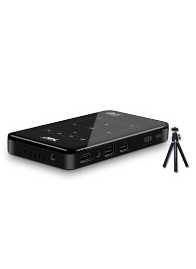 Buy Mini DLP Portable Intelligent Micro Projector with Android 9.0 System, WiFi Bluetooth Wireless Projector Built In Battery,Portable 3D 4K HD Co-screen Projector Includes Tripod&Bag in Saudi Arabia