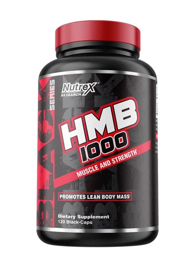 اشتري Nutrex Research HMB 1000 MG | Supports Muscle Recovery, Reduce Skeletal Muscle Damage, Increased Strength, Prevent Muscle Loss | 120 Capsules في الامارات