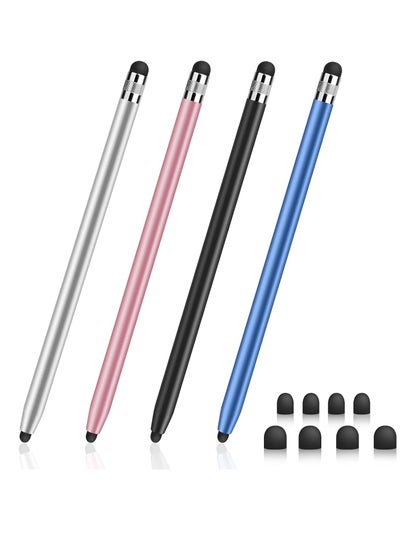 Buy Stylus for Touch Screens, 4-Pack Stylus Pens High Sensitivity & Precision Capacitive Stylus for iPhone/iPad Pro/Tablets/Samsung/Galaxy/PC in UAE