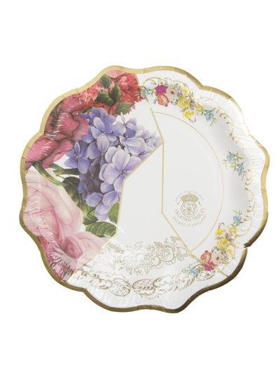 Buy Truly Scrumptious Scalloped Medium Plate, 12Pk in UAE