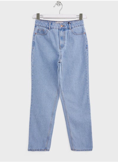 Buy High Waist Mom Jeans in Saudi Arabia