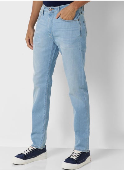 Buy Light Wash Slim Fit Jeans in UAE