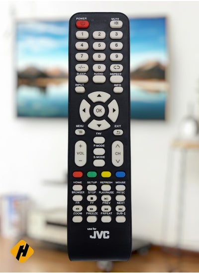 اشتري Universal Remote Control For JVC Pro LED LCD Smart TV Black في السعودية