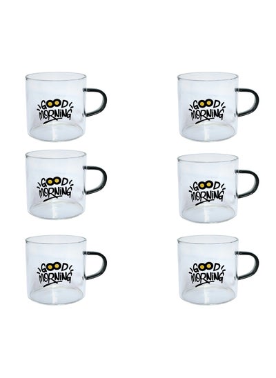 Buy 6 pices, glasses cup for espresso, coffee, 100 ml in Egypt