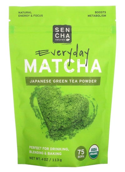 Buy Everyday Matcha Japanese Green Tea Powder 4 oz (113 g) in UAE