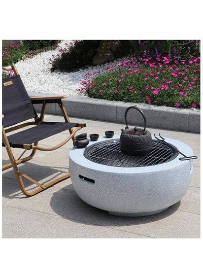 Buy Firepit for BBQ, Picnic, Garden and Camping with Mesh Cover in Saudi Arabia