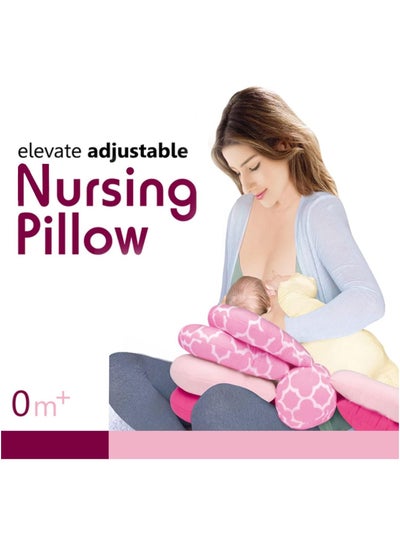 اشتري Soft Cotton Baby Breastfeeding Pillow, Multifunctional Adjustable Maternity Nursing Pillow, Baby Nursing Pillow, Breastfeeding Support Pillow في مصر