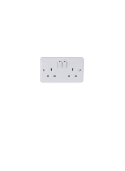 اشتري Schneider Electric Lisse Uk Standard Switch Socket White, 1 Gang 13A 86×86 Mm, Bs 1363-2 Standard في الامارات