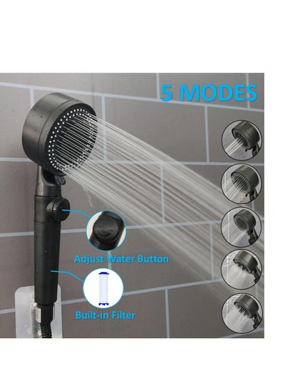 اشتري High Pressure Shower Head - Easy To Switch Between 5 Speeds - Water Saving في مصر