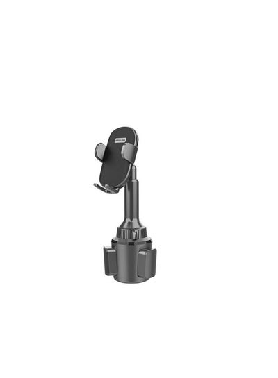 اشتري 360° Car Cup Holder Phone Mount, Expandable Sturdy Bose, Quick Touch Release & Adjustable Height - Black في الامارات