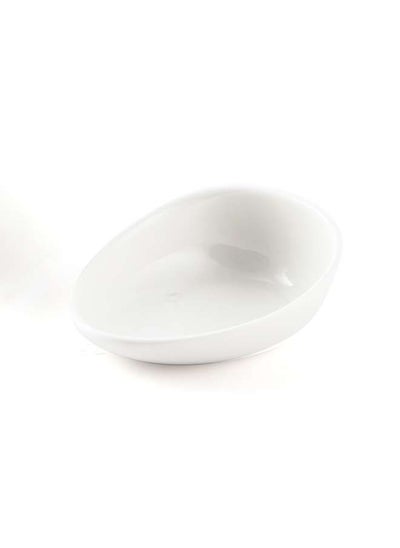 اشتري Ivory Porcelain Small Slide Bowl 10x4.5 cm في الامارات